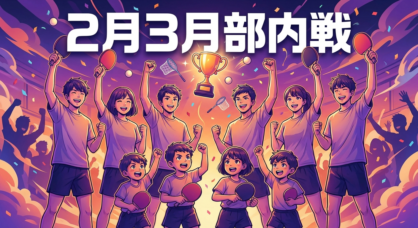 2月と3月の部内戦